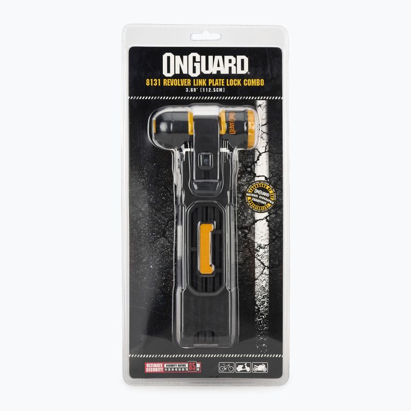 Bike lock OnGuard Link Plate Lock Revolver Combo X4P 8131