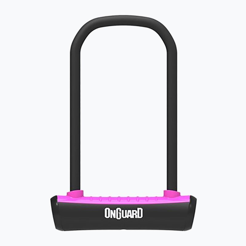OnGuard Neon 8152PN U-Lock black/pink bicycle lock