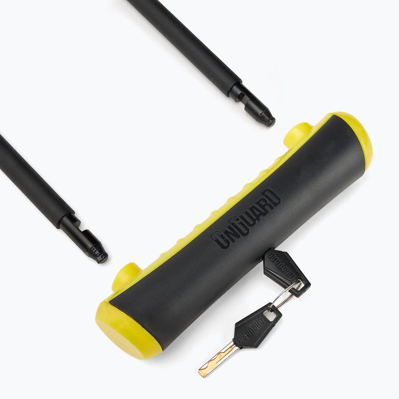 OnGuard Neon 8154YL U-Lock black/yellow bicycle lock 3