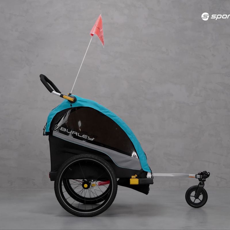 Burley D'Lite X Double bike trailer black BU-938101 19