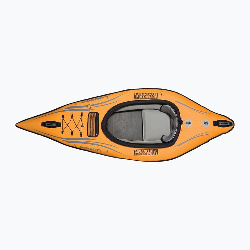 1-person inflatable kayak Advanced Elements Lagoon 1 TM with Pump 254 cm orange/gray 3