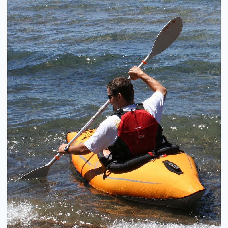 1-person inflatable kayak Advanced Elements Lagoon 1 TM with Pump 254 cm orange/gray 6