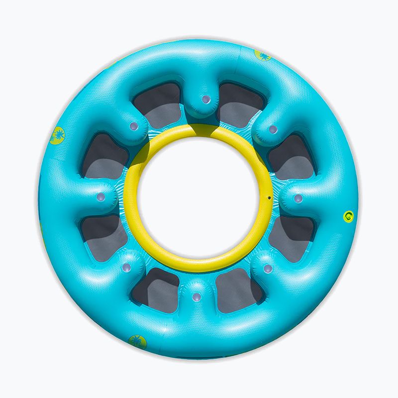O'Brien Ob Float Party Lounge 8P blue/yellow water lounger 2