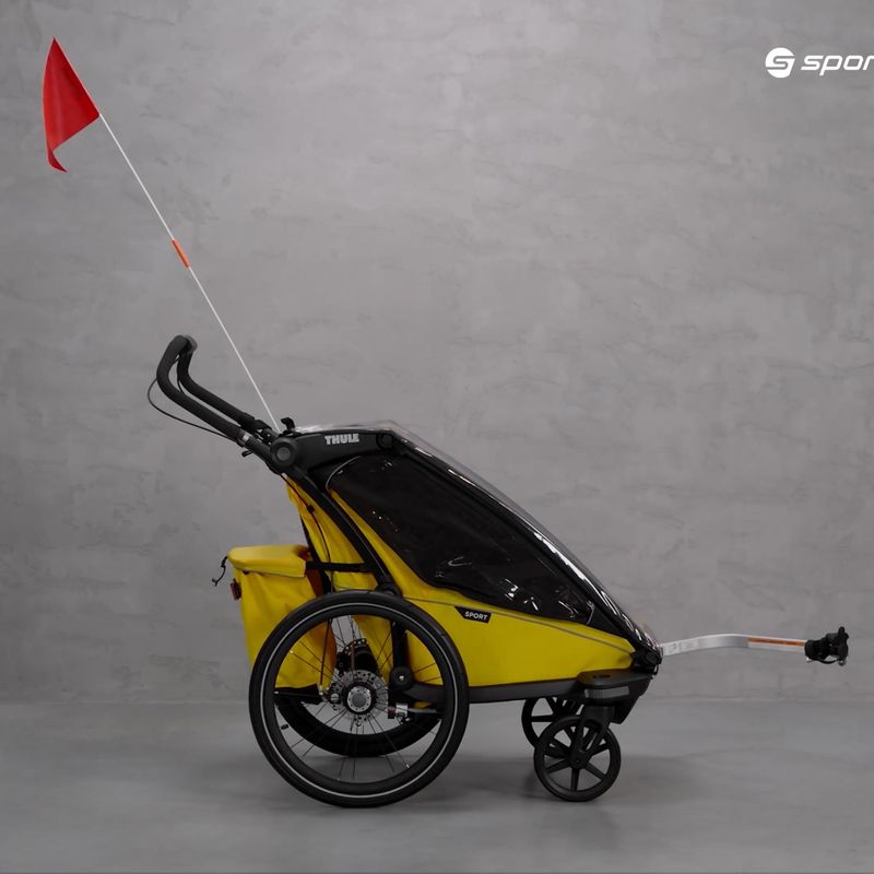 Thule Chariot Sport 1 single bike trailer yellow 10201022 11