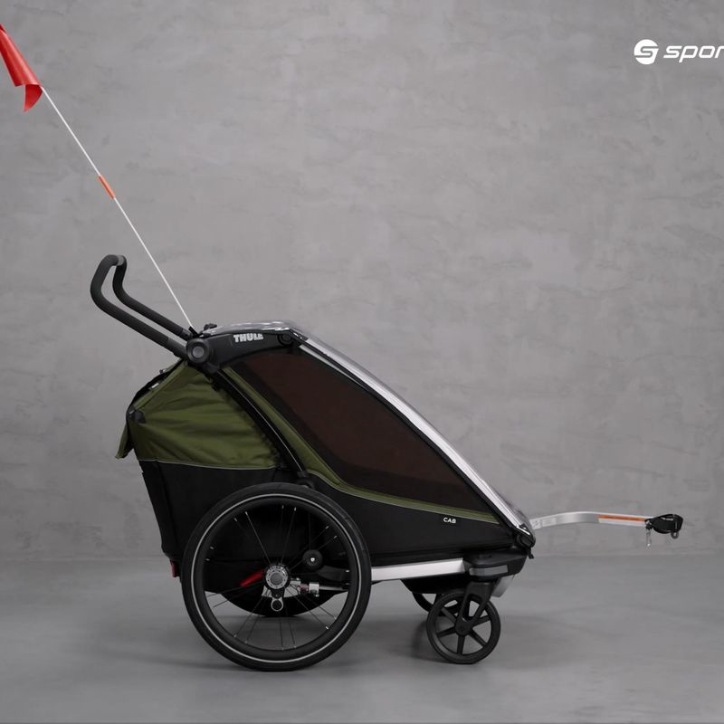 Thule Chariot Cab2 double bike trailer black 10204021 11