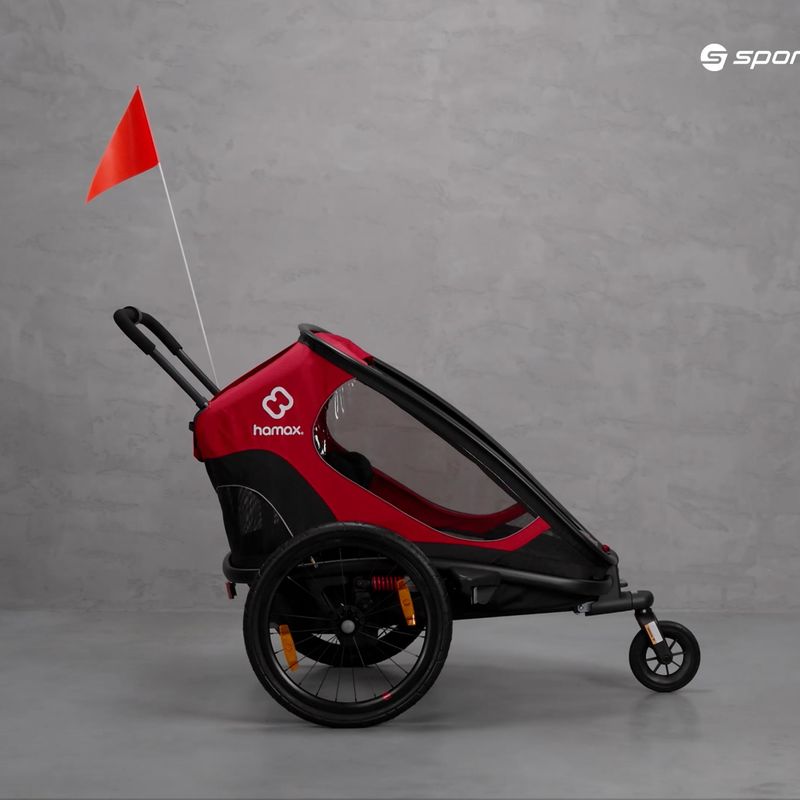 Hamax Outback Twin bicycle trailer black/red 400064_HAM 10