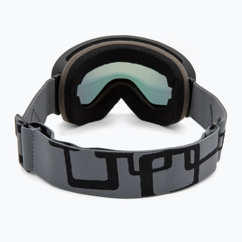 Bliz Flow matt black/brown gold multi/yellow ski goggles 4