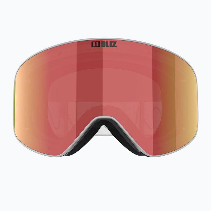 Bliz Flow ski goggles matt light grey/brown red multi/pink 2