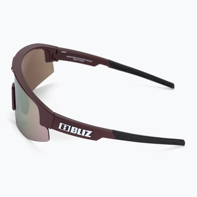 Bliz Matrix Small Nano Optics burgundy/brown rose multi 52007-49 cycling glasses 4