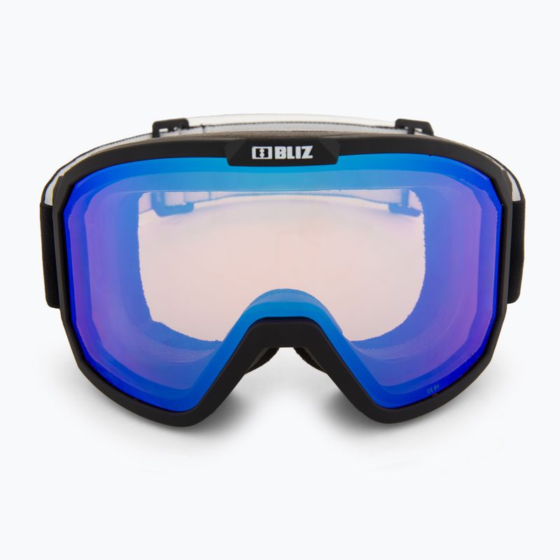 Bliz Rave matt black/light orange blue multi ski goggles 2