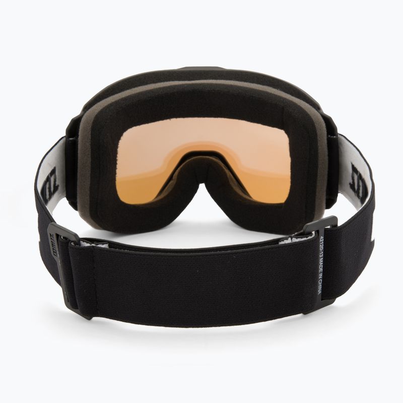 Bliz Rave matt black/light orange blue multi ski goggles 3