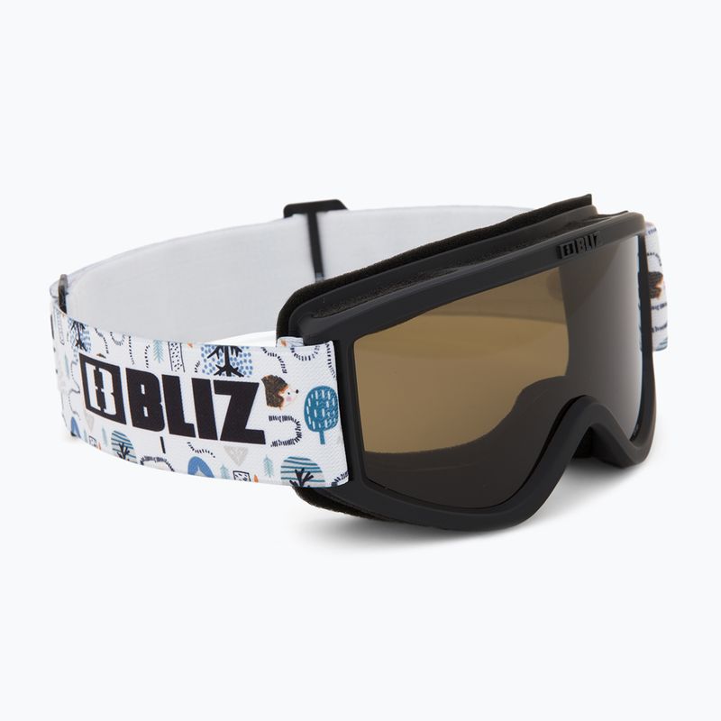 Bliz Pixie Jr children's ski goggles black/brown
