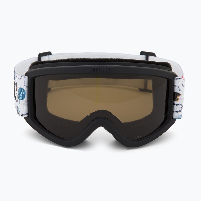 Bliz Pixie Jr children's ski goggles black/brown 2