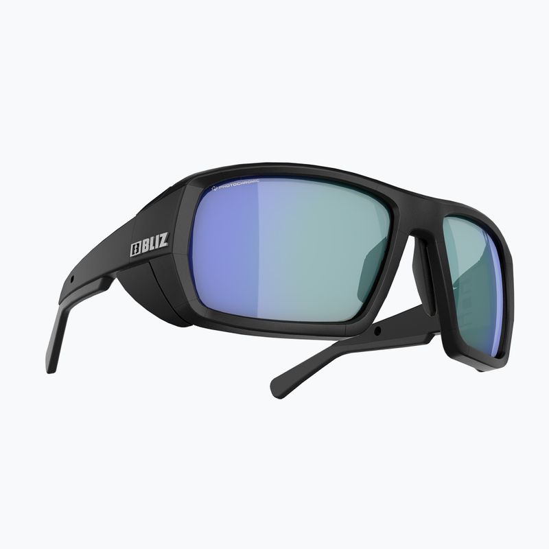 Bliz Peak Nano Optics Photochromic S2-S4 matt black/brown blue multi cycling glasses 2