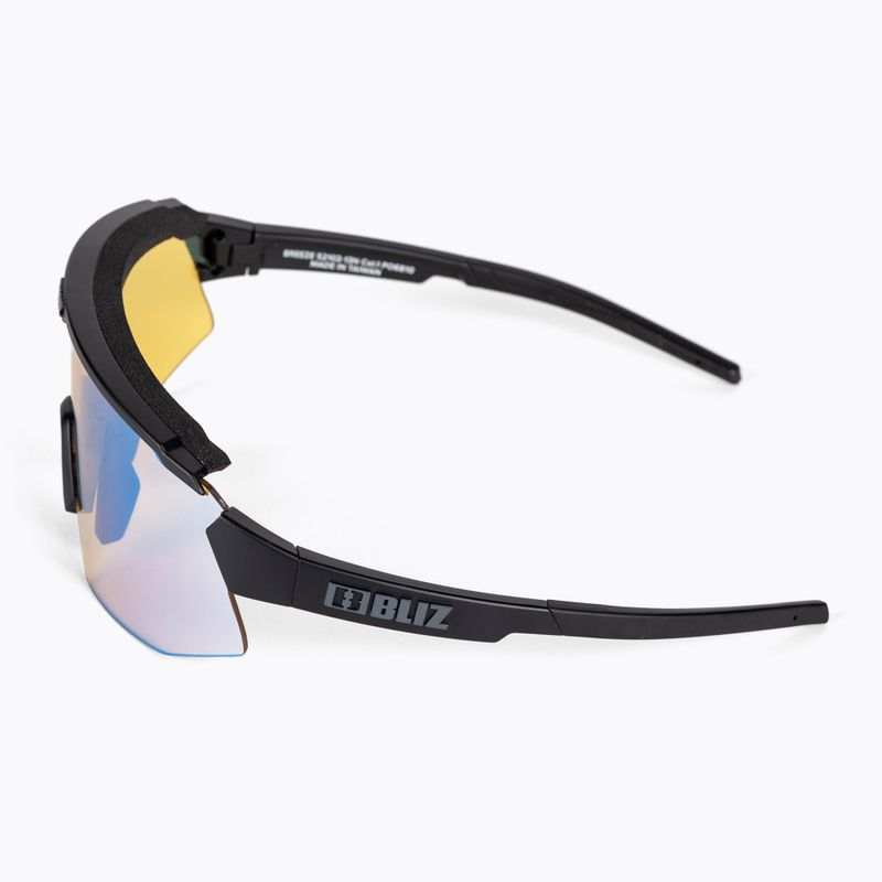 Bliz Breeze Nano Optics Nordic Light matt black/coral/orange blue multi 52102-13N cycling glasses 4