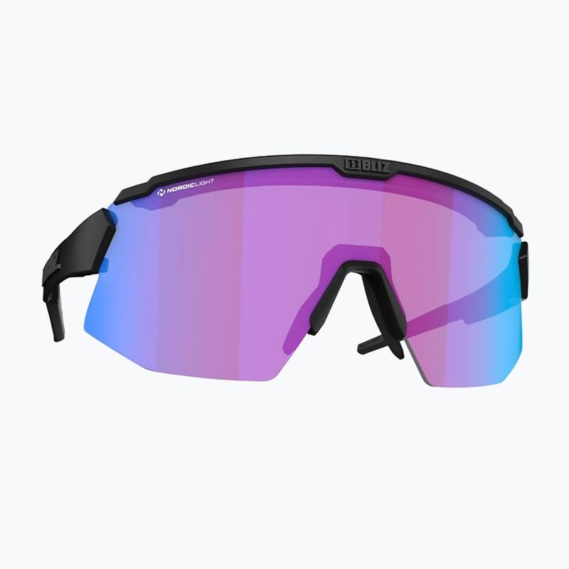 Bliz Breeze Nano Optics Nordic Light matt black/begonia/violet blue multi 52102-14N cycling glasses 9