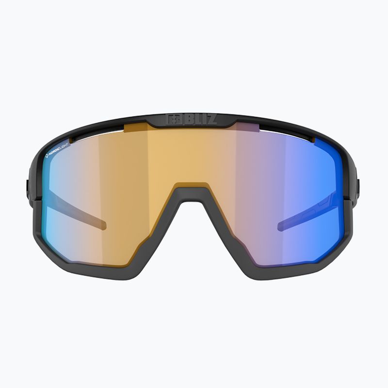 Bliz Vision Nano Optics Nordic Light S2 matt black/light coral/orange blue multi bike glasses 5