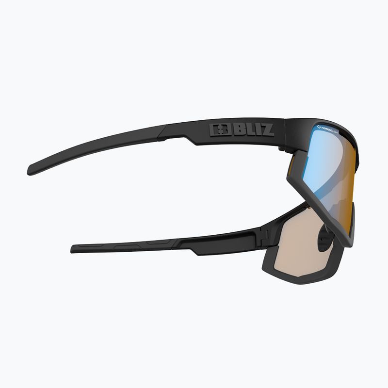 Bliz Vision Nano Optics Nordic Light S2 matt black/light coral/orange blue multi bike glasses 6