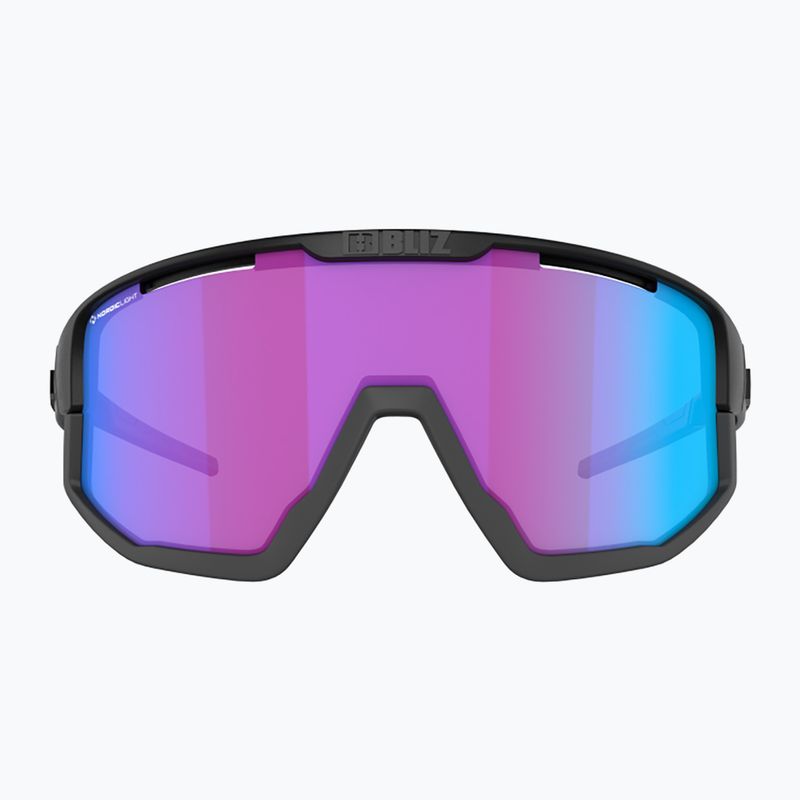 Bliz Fusion Nano Optics Nordic Light S2 matt black/begonia/violet blue multi cycling glasses 5