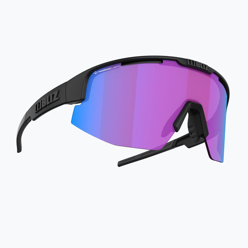 Bliz Matrix Small Nano Optics Nordic Light S2 bicycle glasses matt black/begonia/violet blue multi 2