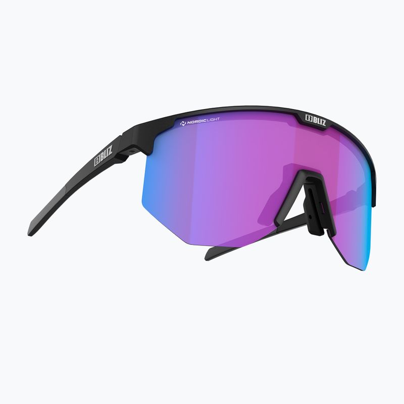 Bliz Hero Nano Optics Nordic Light S2 cycling glasses matt black/light begonia/violet blue multi 2