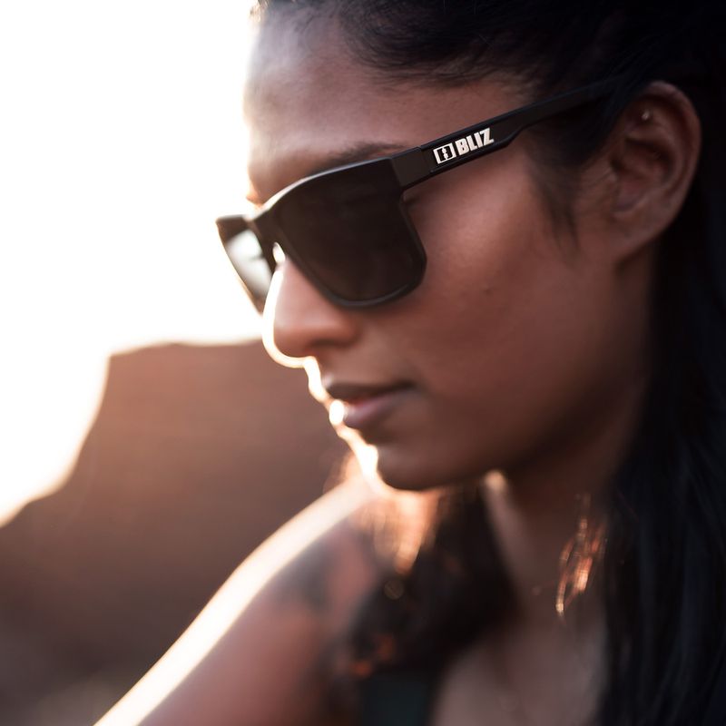 Bliz Ignite Polarized S3 matt black/brown silver mirror cycling glasses 9