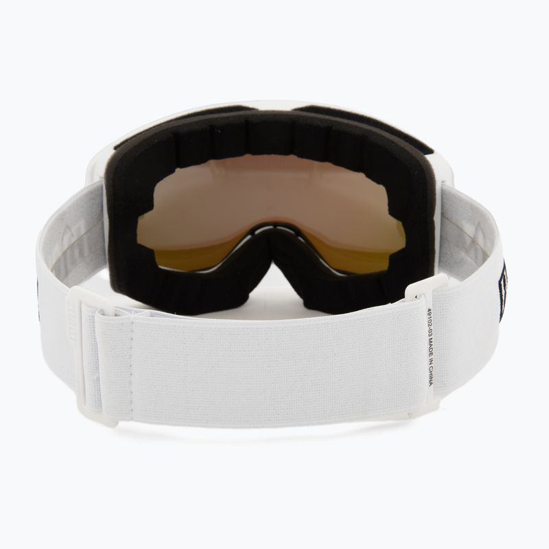 Bliz Spark white/smoke&blue ski goggles 3