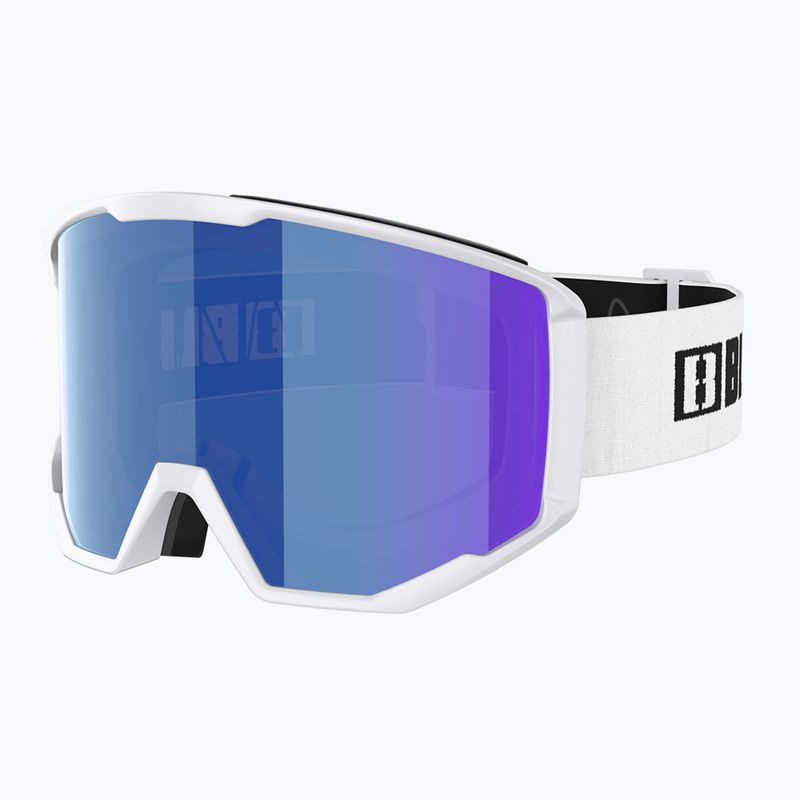 Bliz Spark white/smoke&blue ski goggles 4