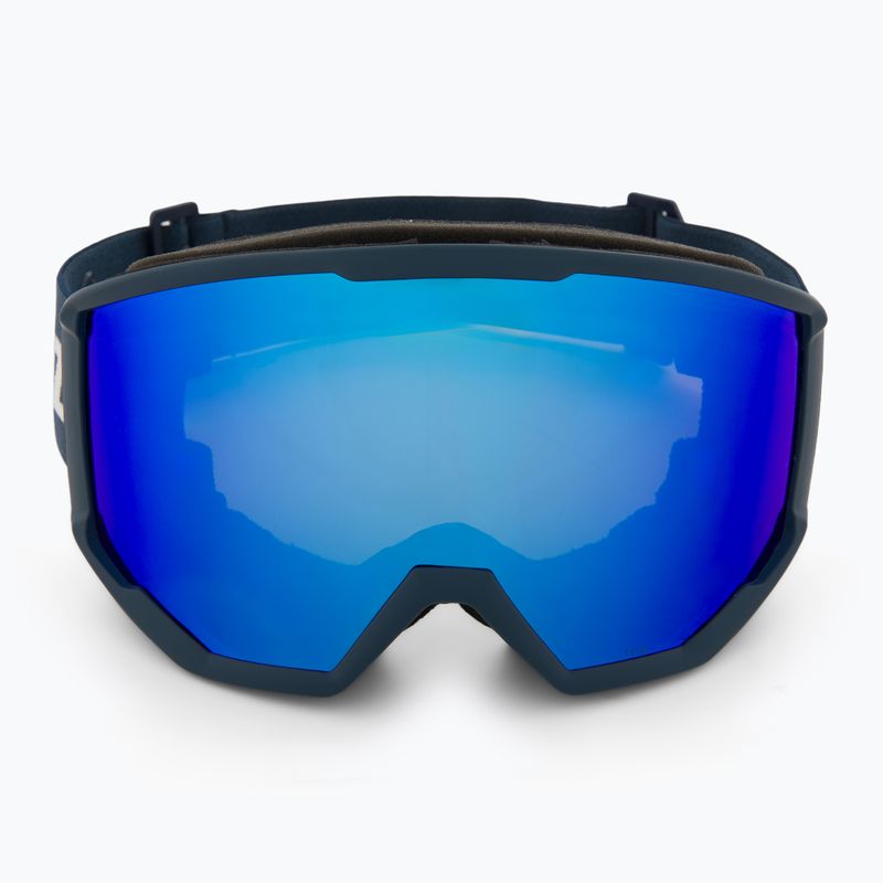 Bliz Spark dark blue/brown&blue ski goggles 2