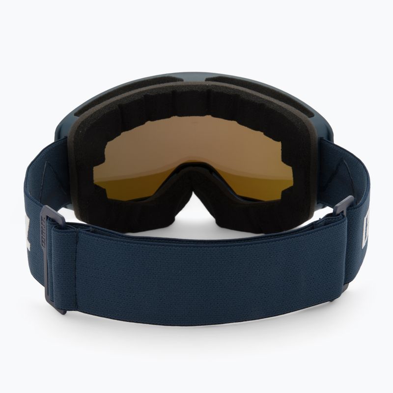 Bliz Spark dark blue/brown&blue ski goggles 3