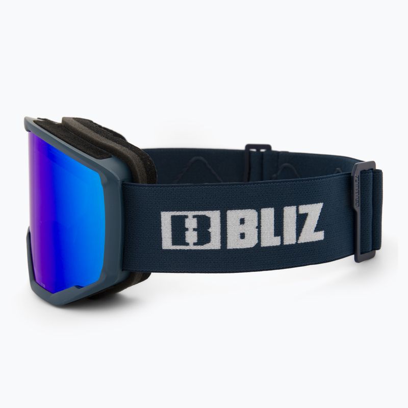 Bliz Spark dark blue/brown&blue ski goggles 4