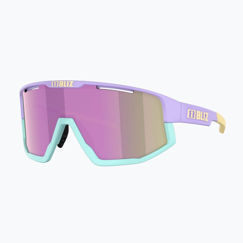 Sunglasses Bliz Fusion matt pastel purple yellow logo/brown pink multi 7