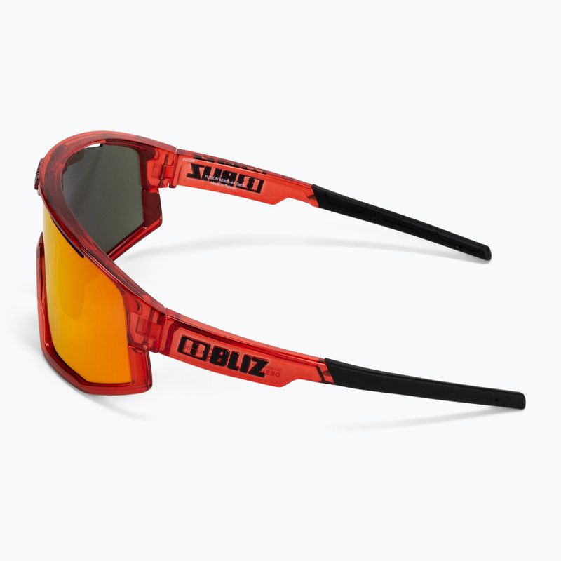 Bliz Fusion S3 transparent red / brown red multi 52305-44 cycling glasses 5