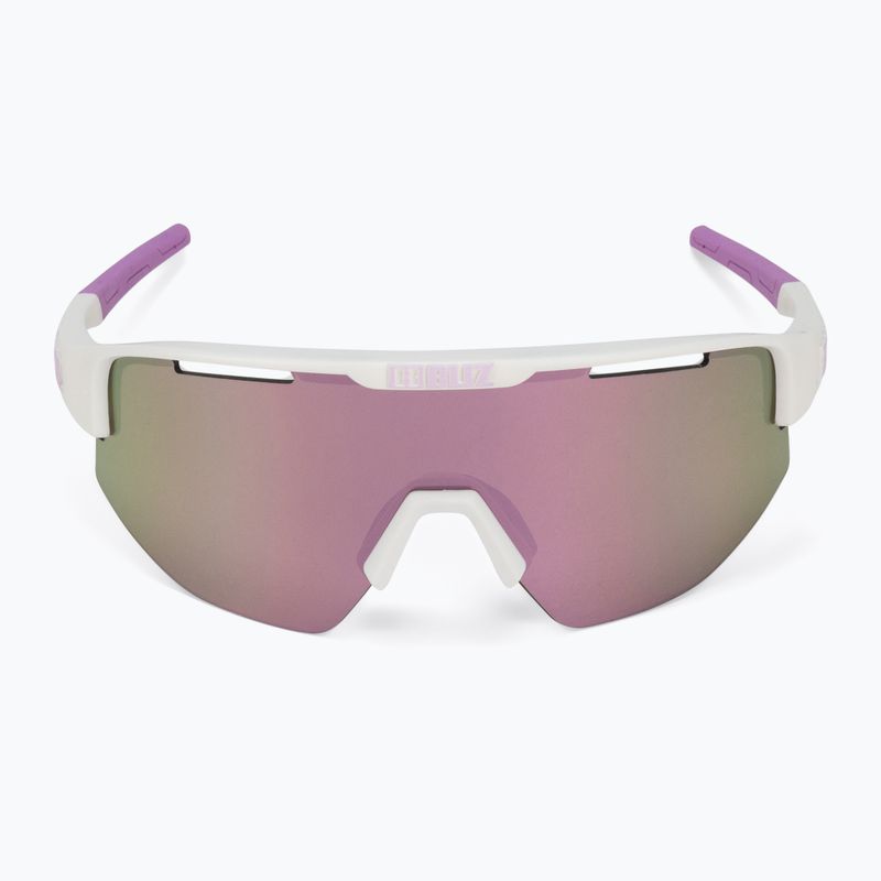Bliz Matrix S3 matt white purple logo / brown pink multi 52304-04 cycling glasses 3