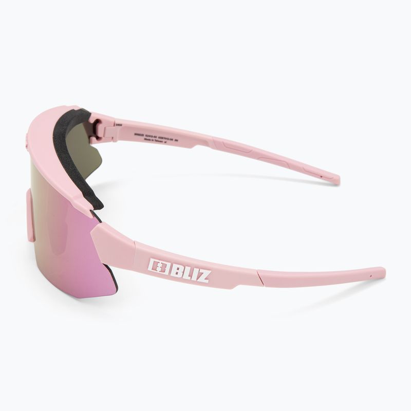 Bliz Breeze Small matt powder pink/brown/rosegold multi sunglasses 5