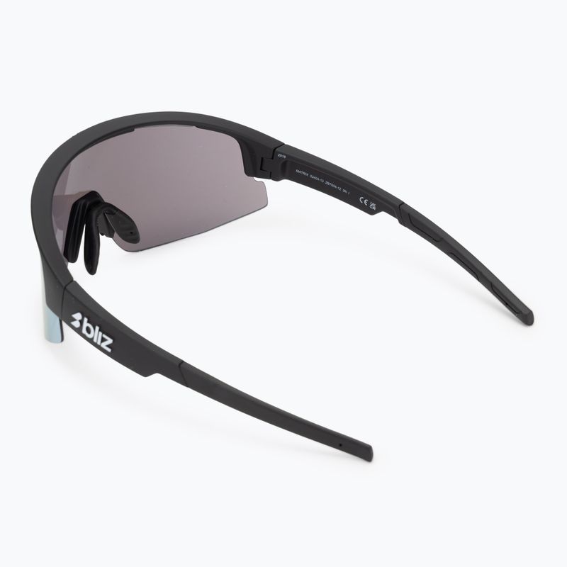 Bliz Matrix matte black/smoke/ice blue multi sunglasses 2