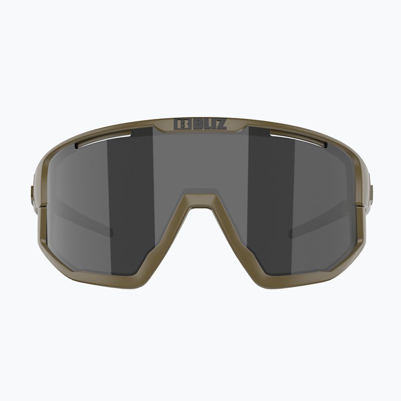 Bliz Vision matt camo green/smoke/silver mirror sunglasses 4