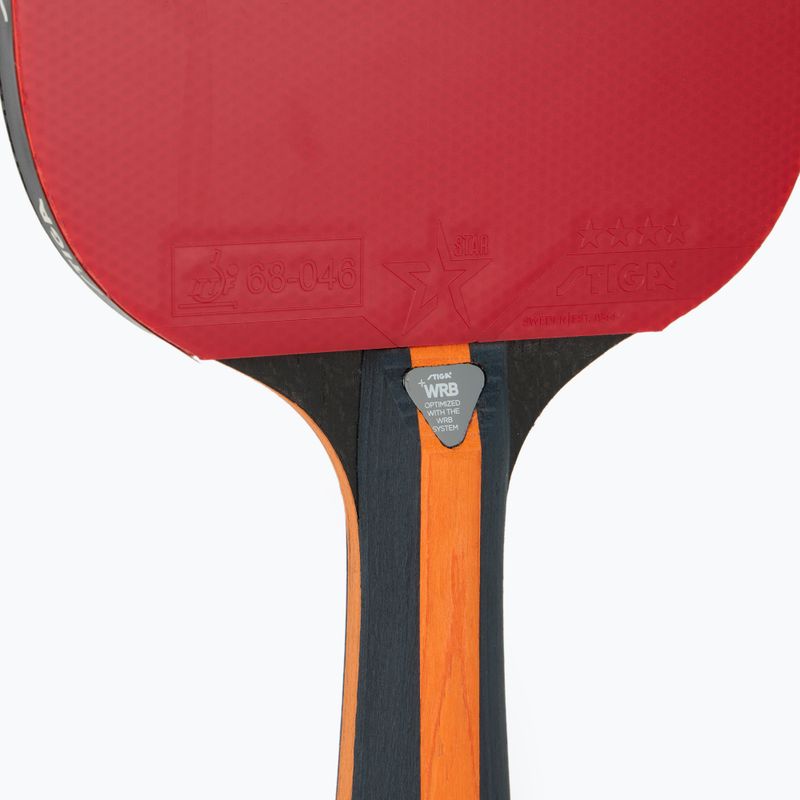 Table tennis racket STIGA Vision 4-Star black/red 5