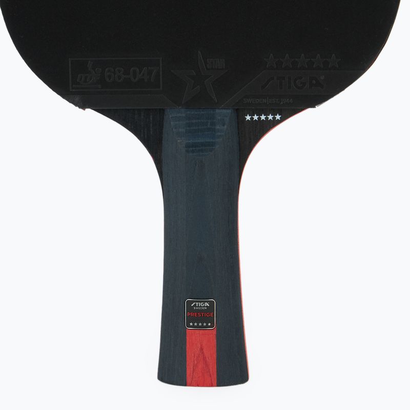 Table tennis racket STIGA Prestige 5-Star black/red 4