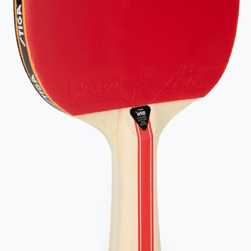 Table tennis racket STIGA React 2-Star black/red 5