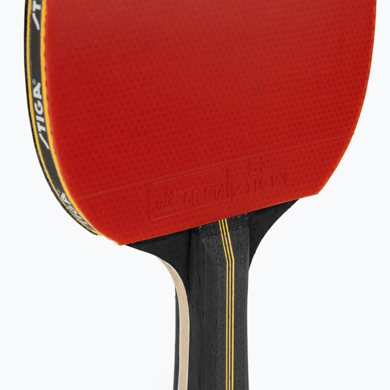 Table tennis racket STIGA Trinity V2 3-Star black/red 5