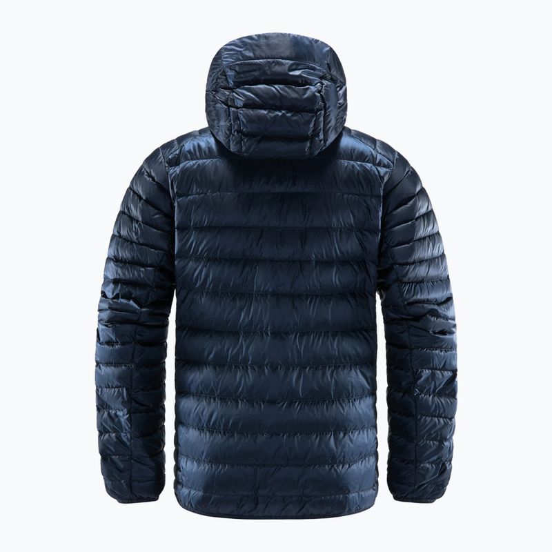 Men's down jacket Haglöfs Roc Down Hood navy blue 6046823N5015 2