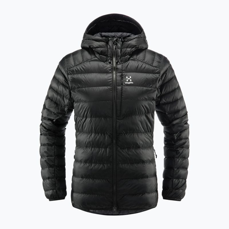 Women's down jacket Haglöfs Roc Down Hood black 6046832C5010 6