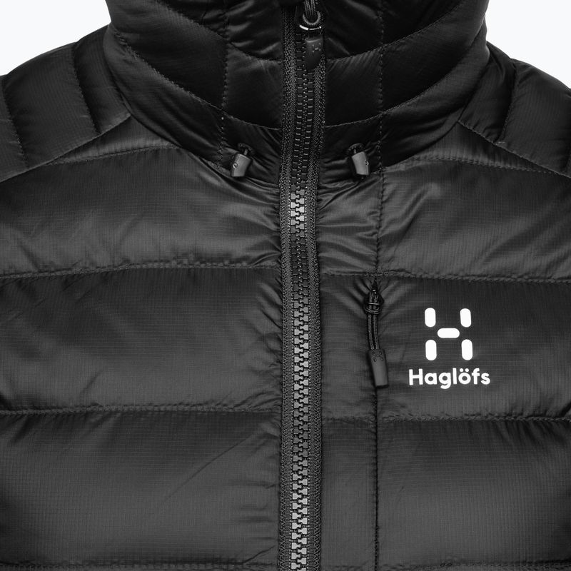 Women's down jacket Haglöfs Roc Down Hood black 6046832C5010 3