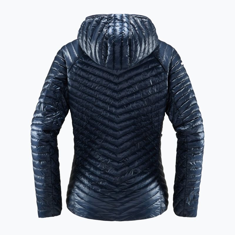 Women's down jacket Haglöfs L.I.M Mimic Hood navy blue 6049413N5010 12