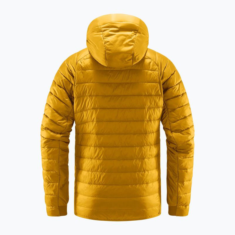 Men's down jacket Haglöfs Spire Mimic Hood yellow 6046764Q4 5