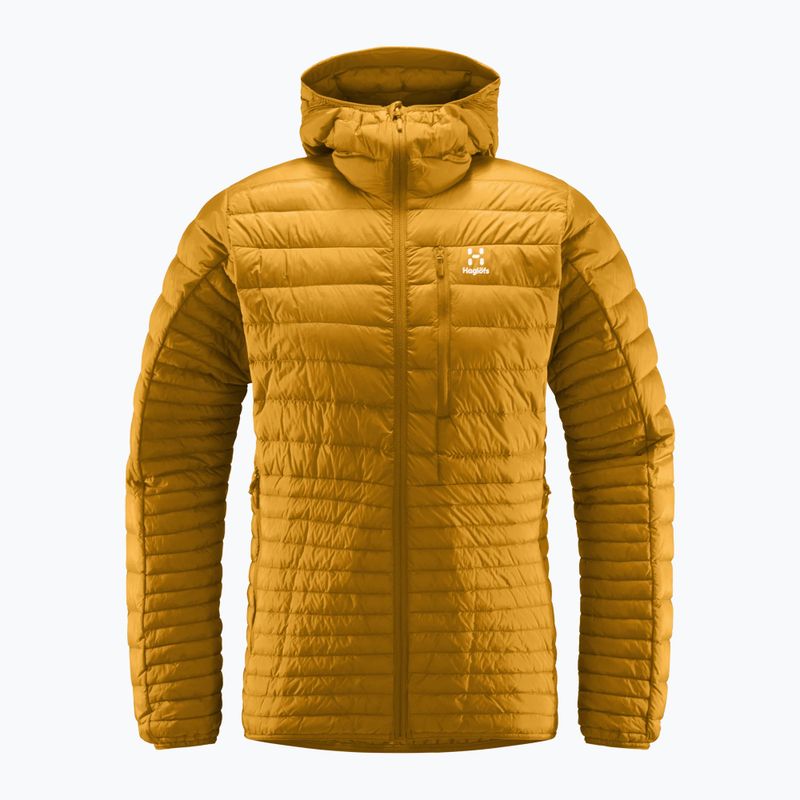 Men's down jacket Haglöfs Micro Nordic Down Hood yellow 6050474Q4015 7