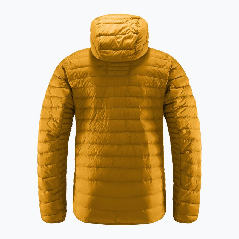 Men's down jacket Haglöfs Micro Nordic Down Hood yellow 6050474Q4015 8