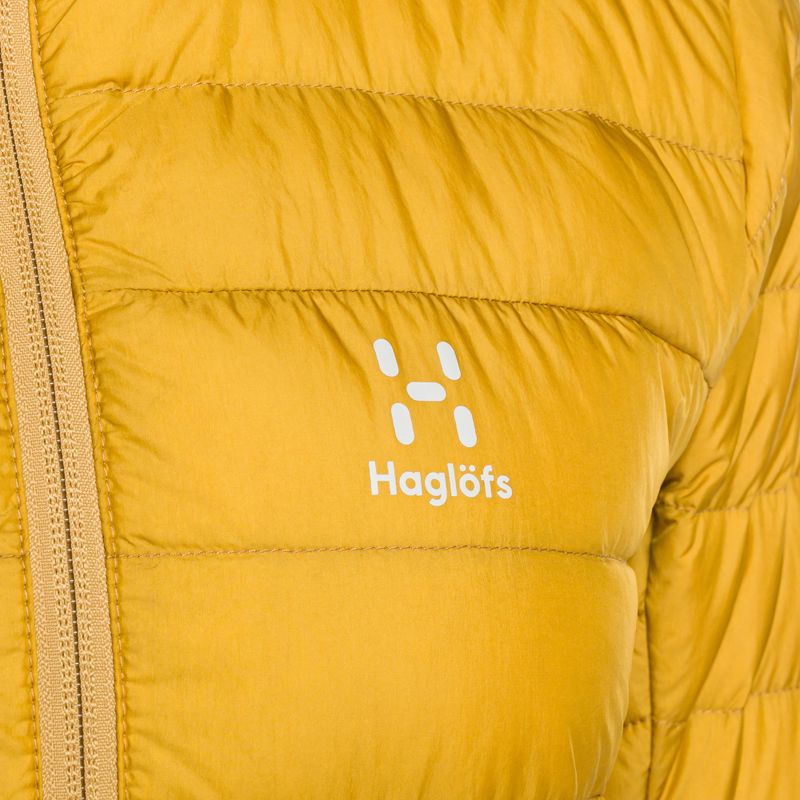 Women's down jacket Haglöfs Micro Nordic Down Hood yellow 6050484Q4010 3