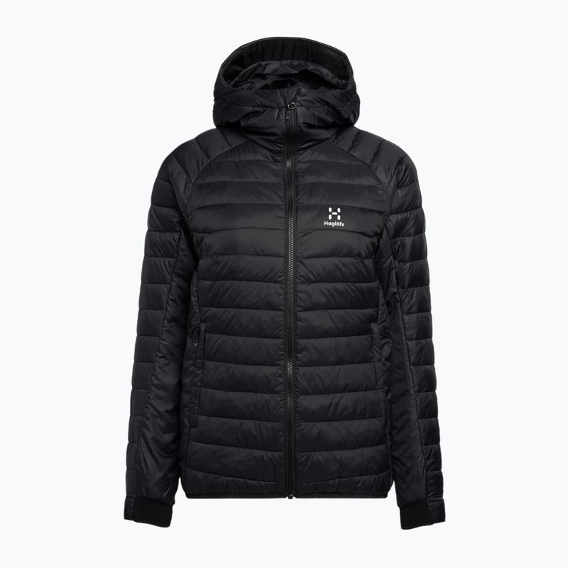 Women's down jacket Haglöfs Spire Mimic Hood black 6046772C5